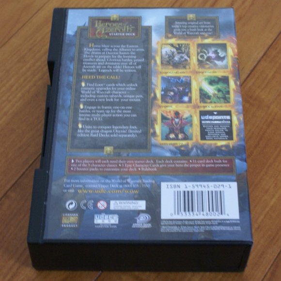 World Of Warcraft TCG - Heroes of Azeroth Cards Starter Deck - Picture 2 of 5